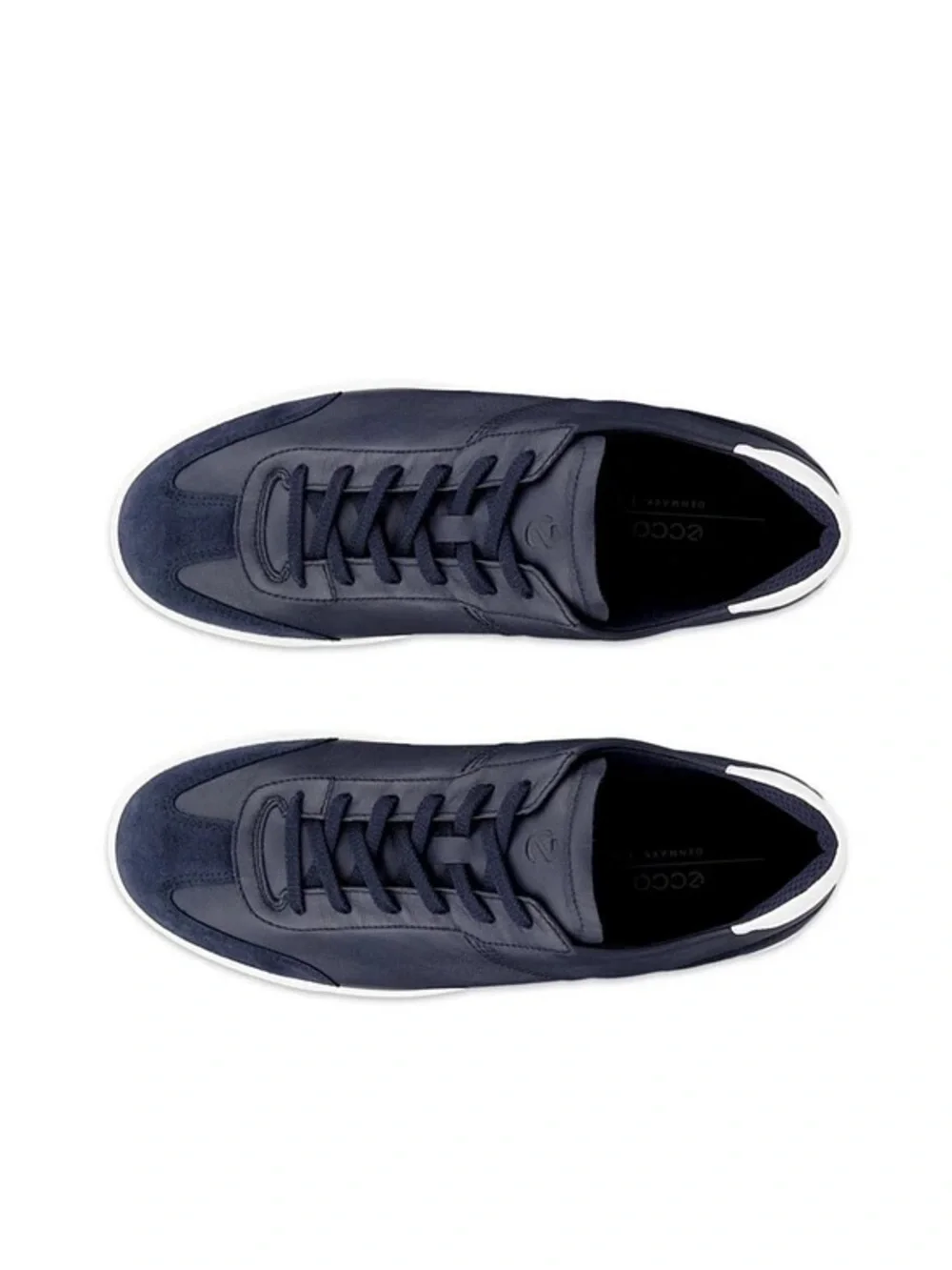 NWT ECCO Men's Street Lite Vintage Sneakers Sz 41 (8-8,5) Night Sky & White